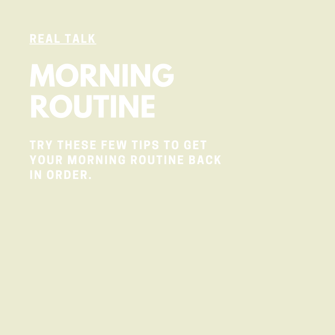 Real Talk Audio Series with Coach Jessica Elliott morning routine